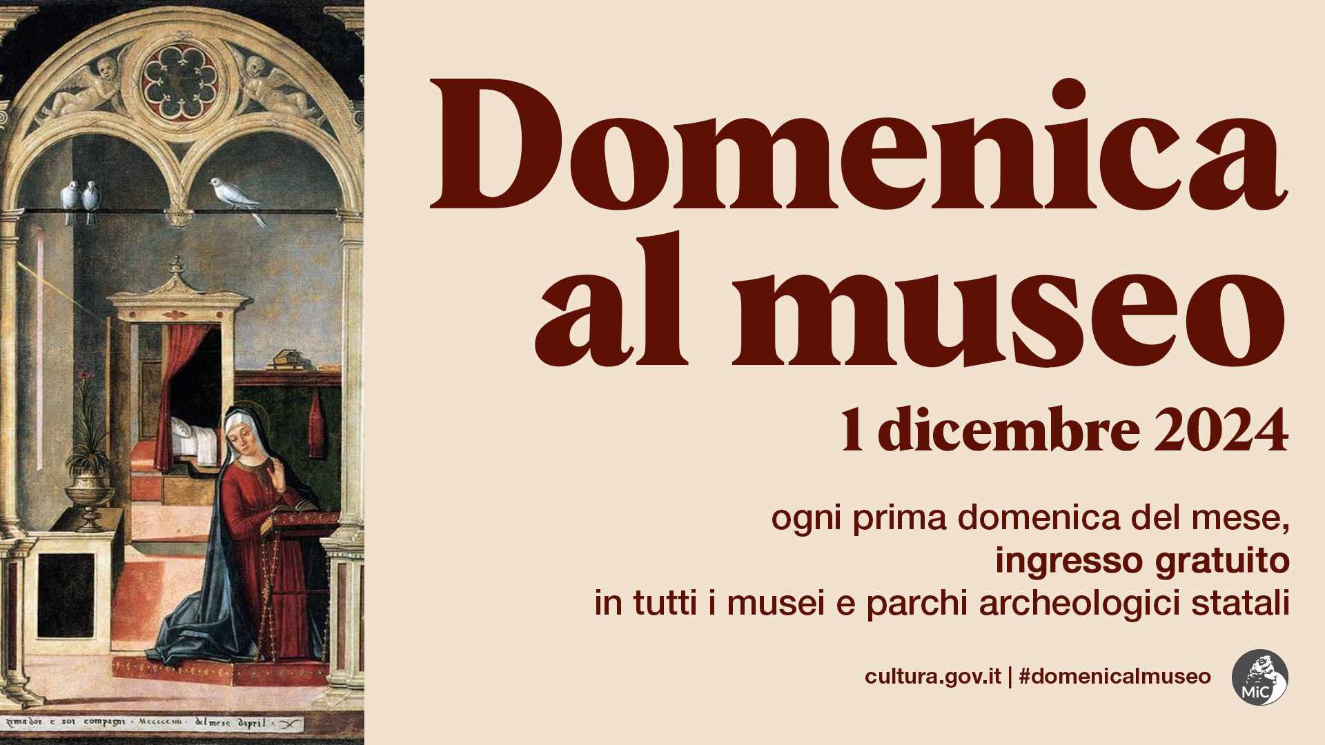 Domenica al museo alla Galleria Giorgio Franchetti alla Ca' d'Oro | 1 Dicembre 2024